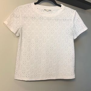 White Wallflower Top